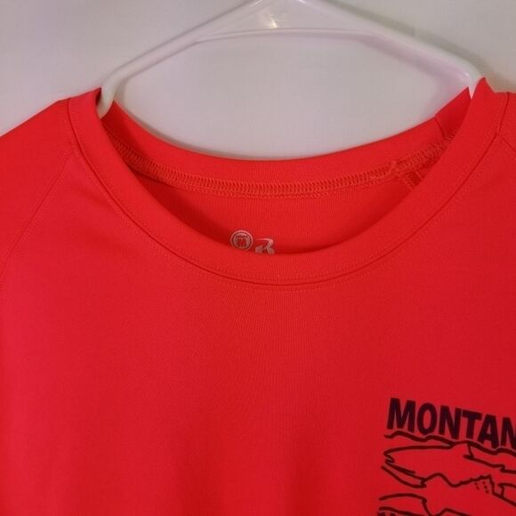 Badger Sports Long Sleeve Neon Pink Top. Size M - Picture 4 of 11